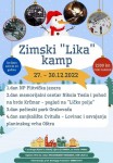 zimski lika kamp plakat